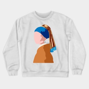 Girl with pearl earring Crewneck Sweatshirt